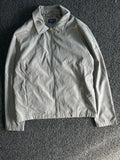 Tribute Light Grey Full-Zip Harrington Jacket