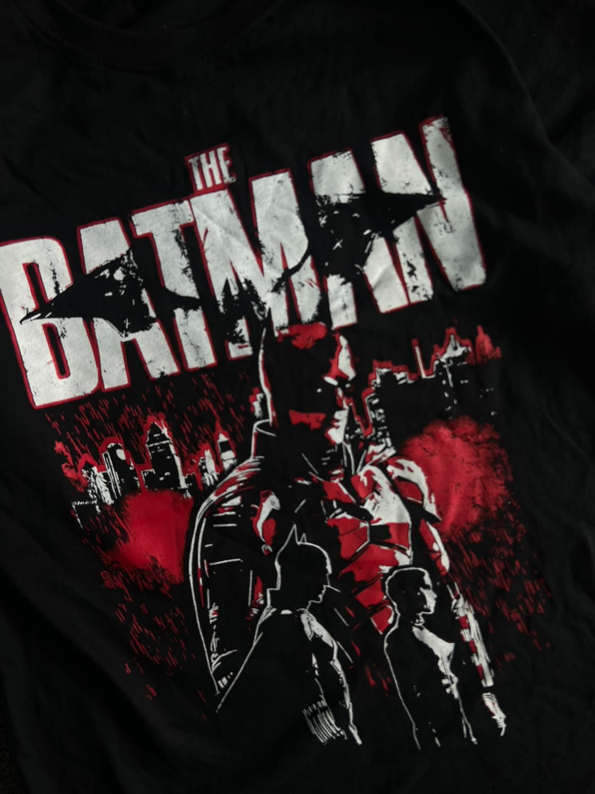 Black “The Batman” Graphic Print T-Shirt