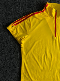Vintage Yellow E-Sports Quarter-Zip Athletic T-Shirt