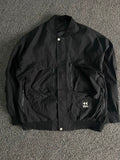 Utility Bomber Jacket – Multi Pocket Zip-Up Streetwear Windbreaker