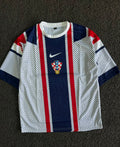 Nike Croatia HNS Modrić #10 White Football Five Sleeve Jersey – Retro Dotted Design