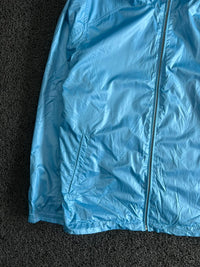 Sky Blue Lightweight Hooded Windbreaker Jacket